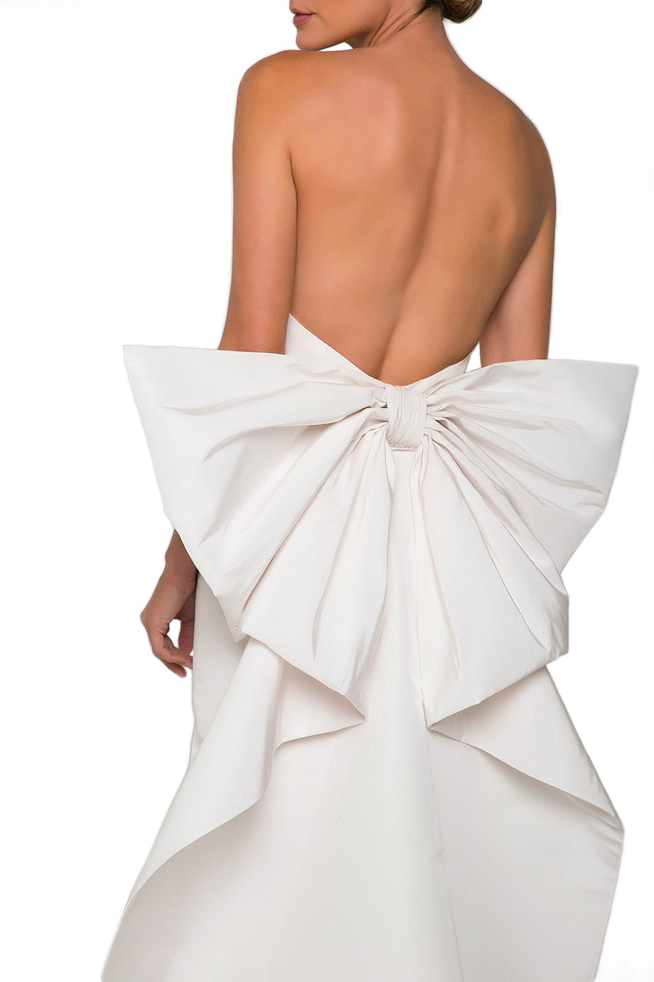 Bow Butterfly Dress in White