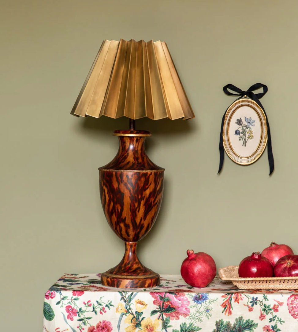 BRASS LAMPSHADE, LARGE