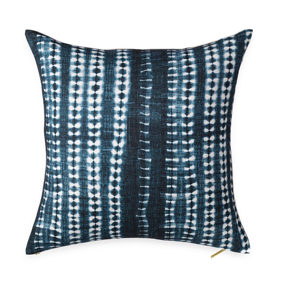 Dark Vines Indigo Throw Pillow