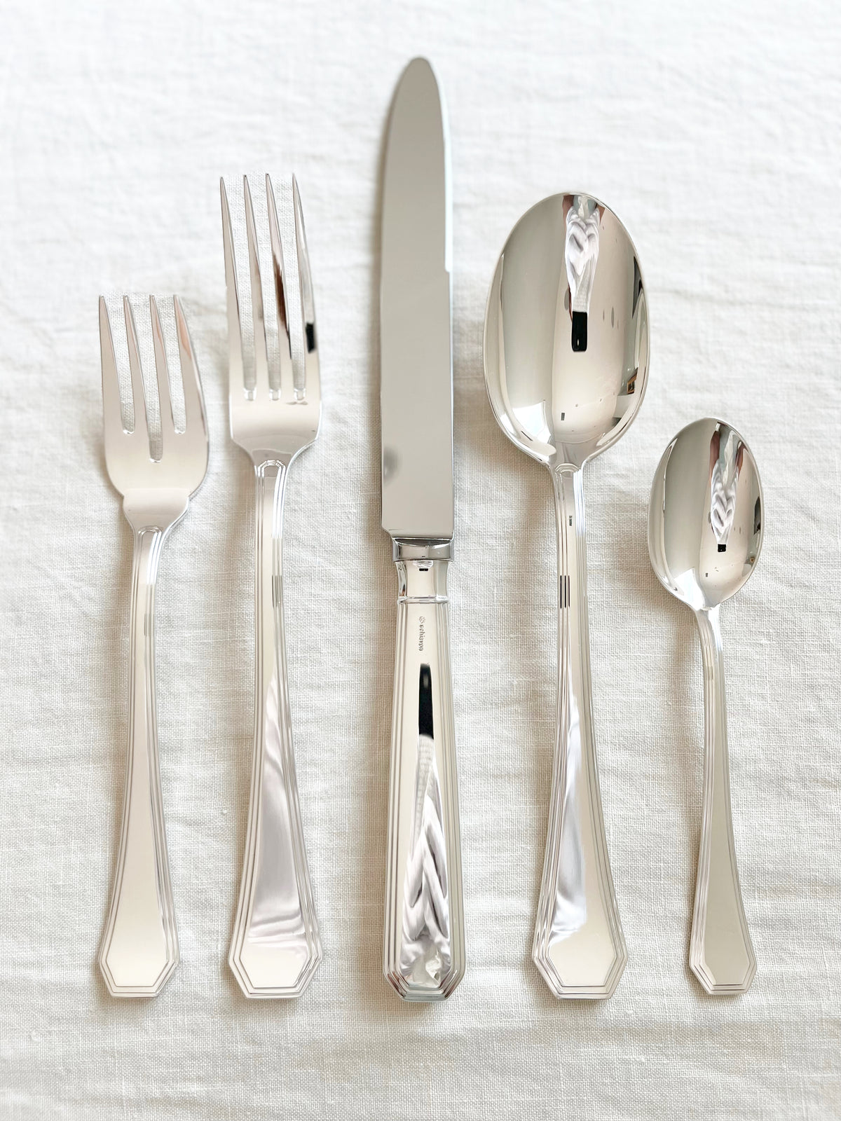 Ottagonale Flatware -Silver Plated