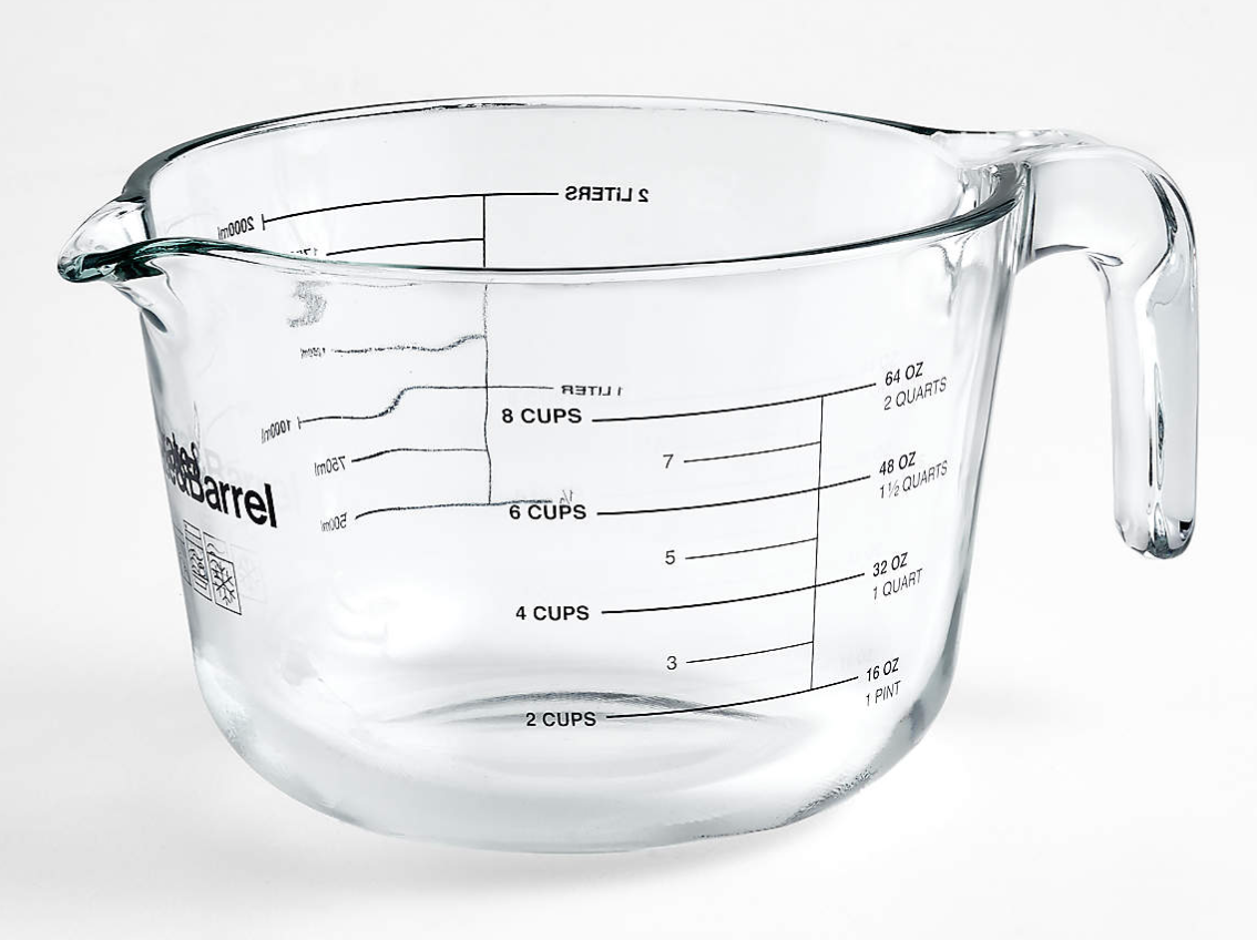 8-Cup Glass Measuring Cup