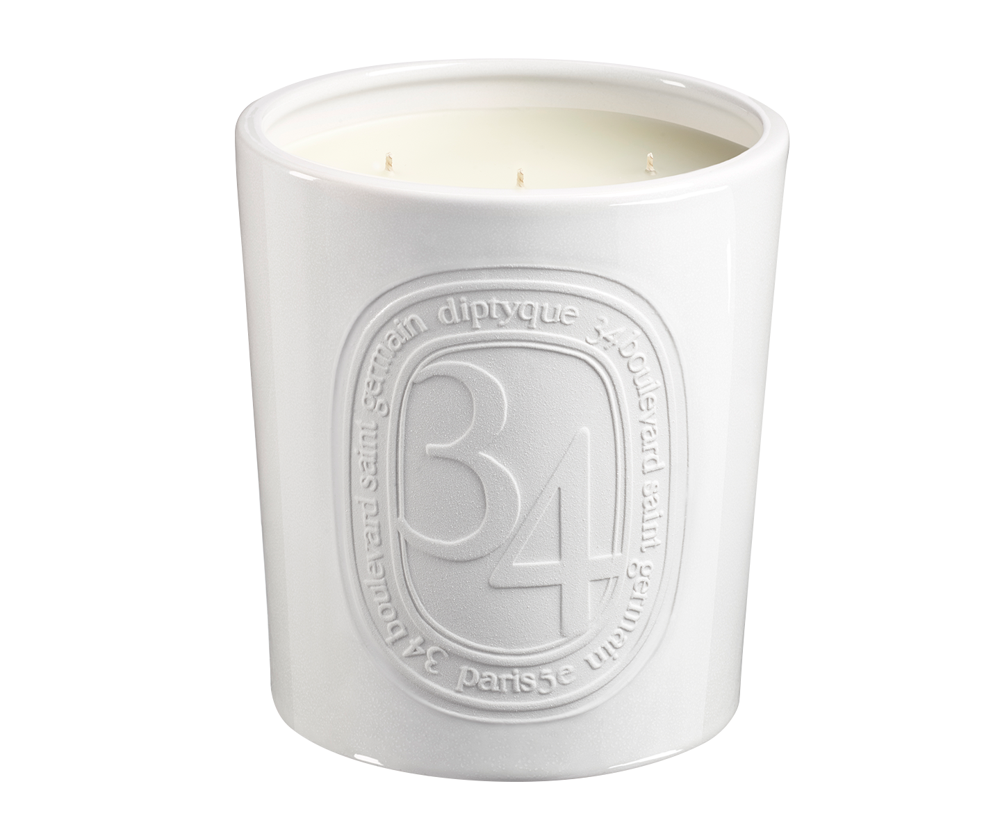 34 Boulevard Saint Germain interior & exterior candle