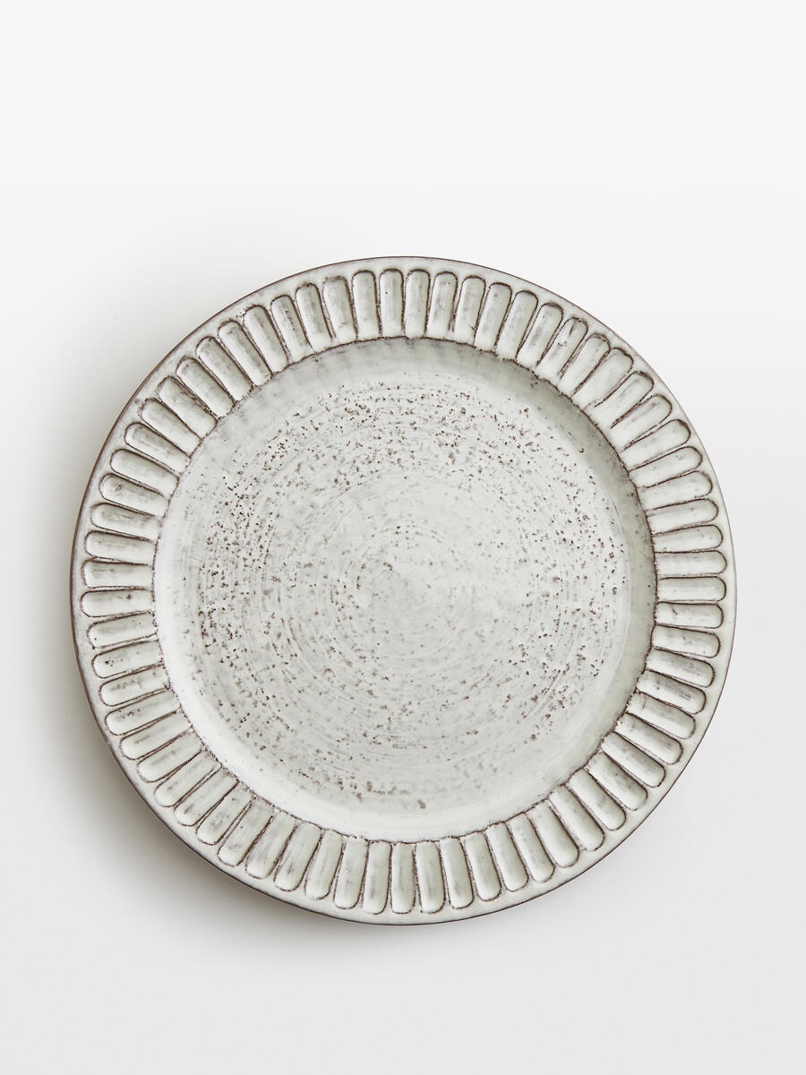 Chancery Dinner Plate, White, Set of Four
