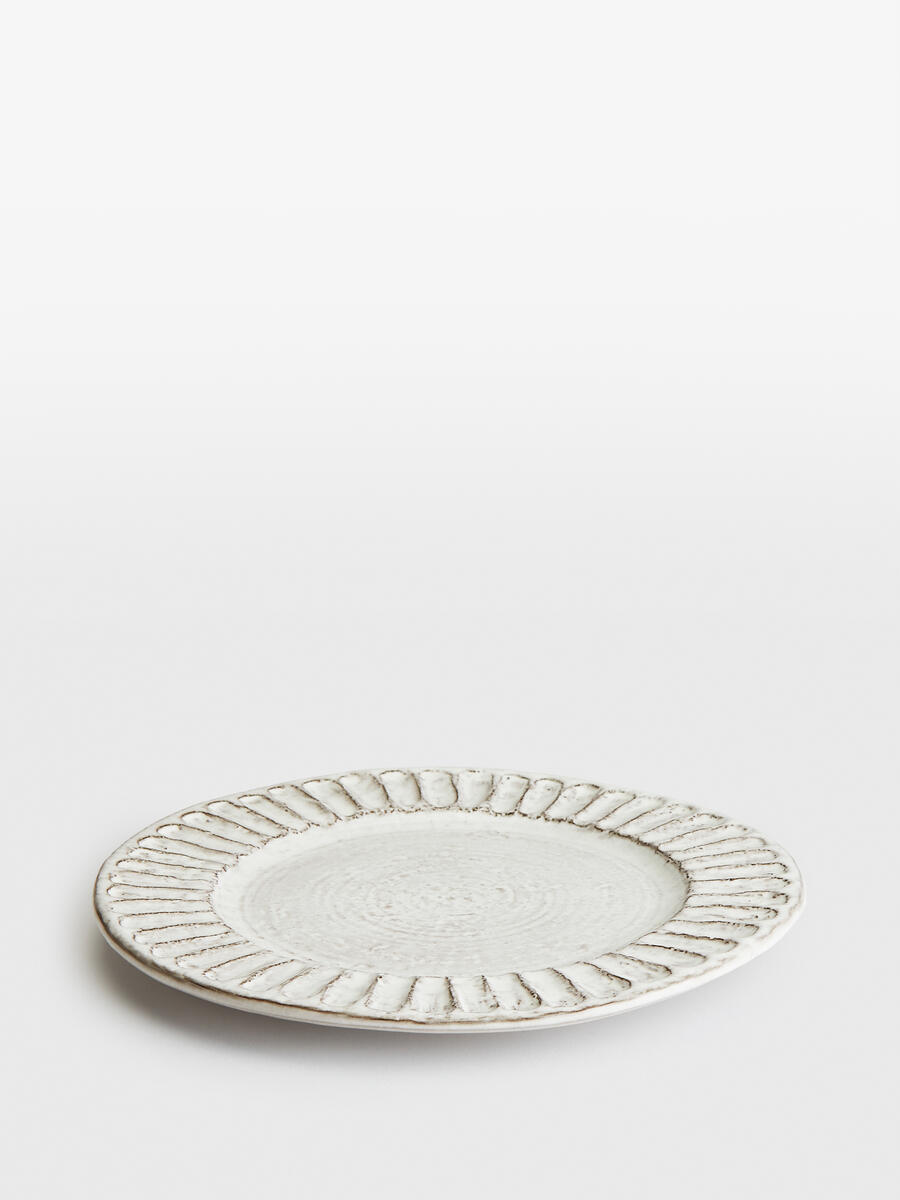 Chancery Side Plate, White, Set of Four