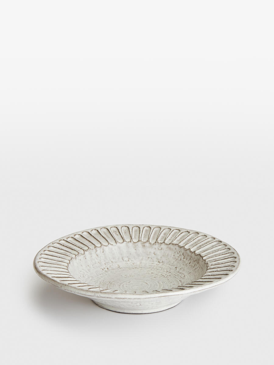 Chancery Pasta Bowl, White, Set of Four