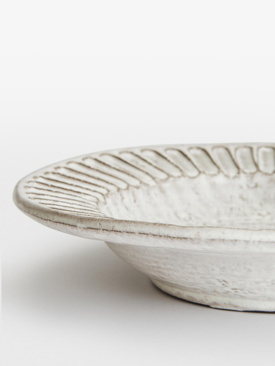 Chancery Pasta Bowl, White, Set of Four