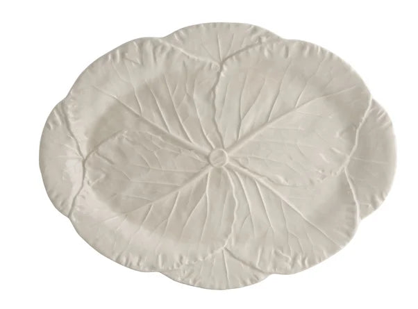Cabbage Oval Platter, Beige | One Kings Lane