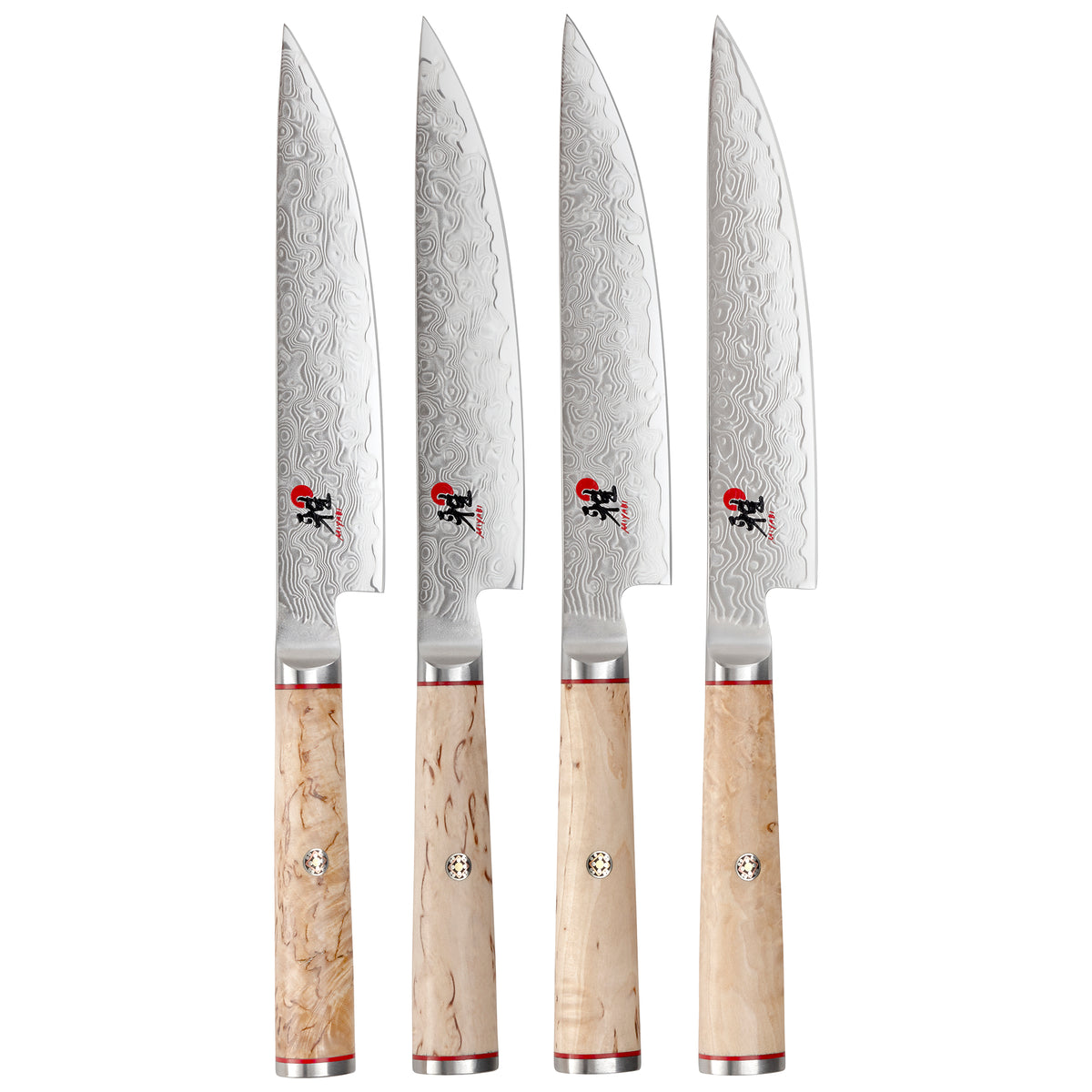 Miyabi Birchwood Sg2 Steak Knife Set, Set of 4