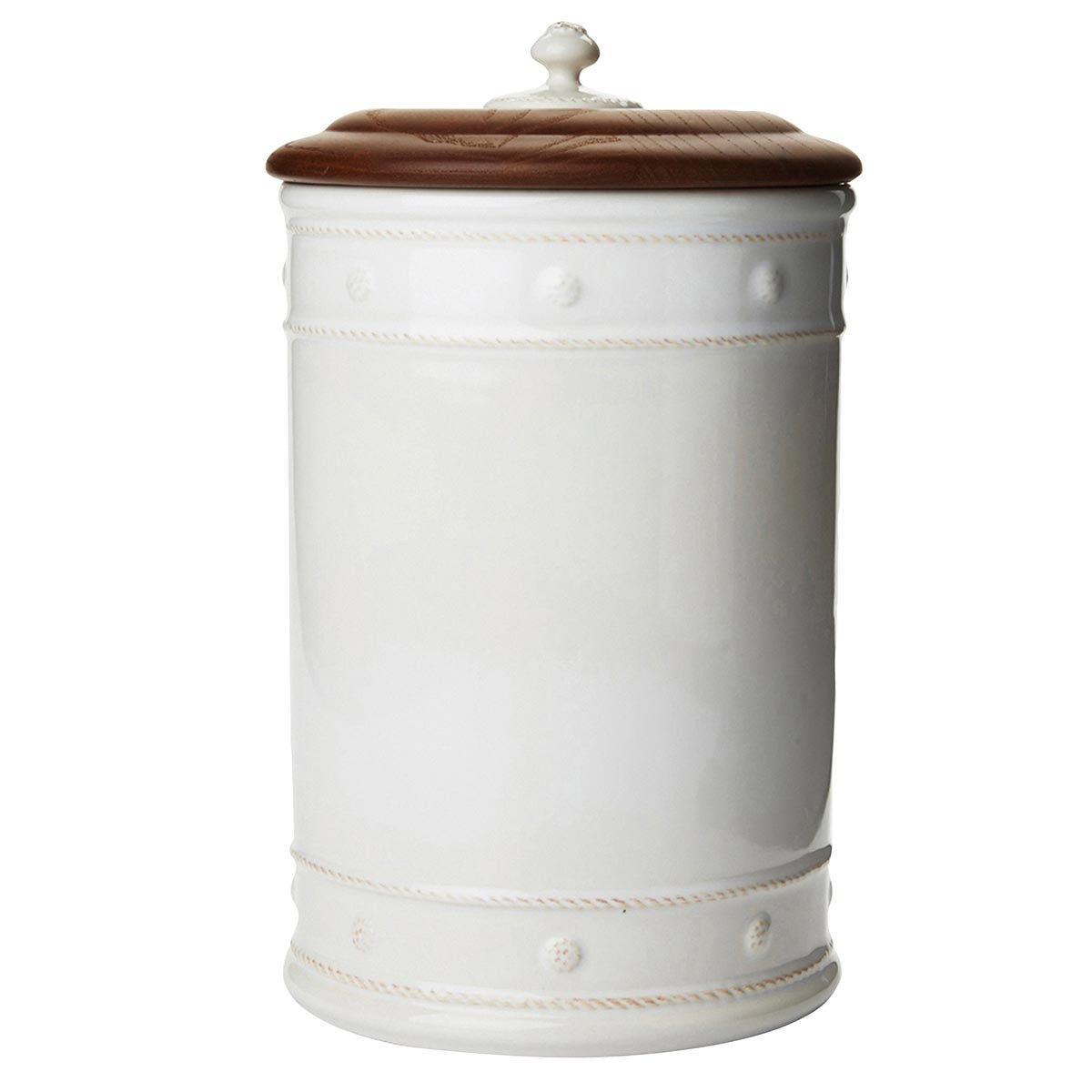 Berry & Thread Canister 13 in. - Whitewash