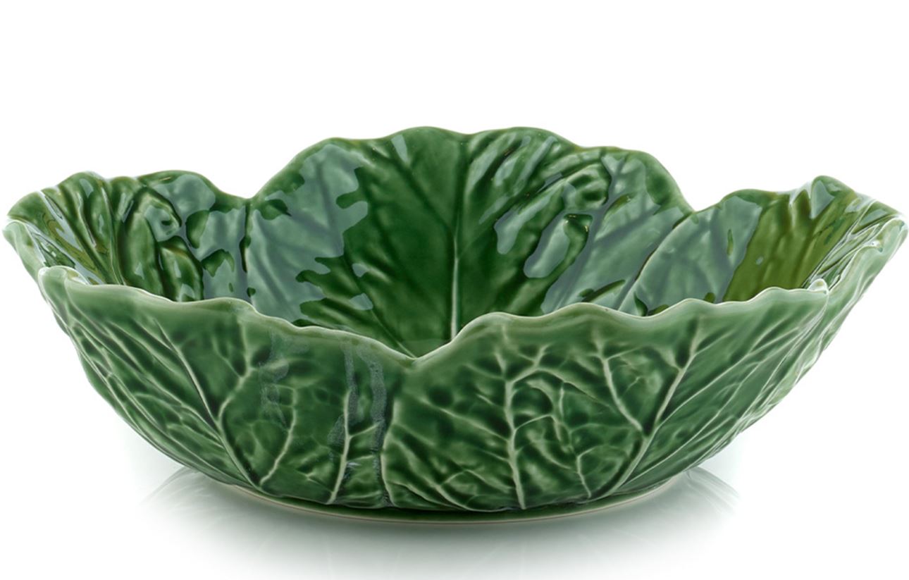 Bordallo Pinheiro Cabbage Serving Bowl