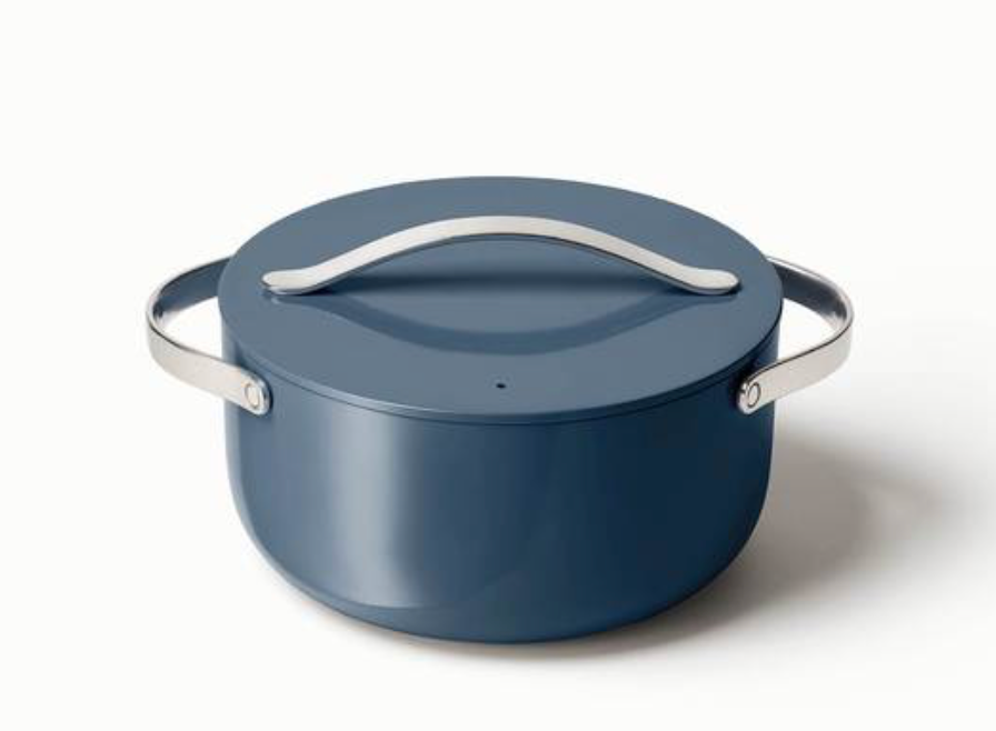 Ceramic Dutch Oven Pot - Navy
