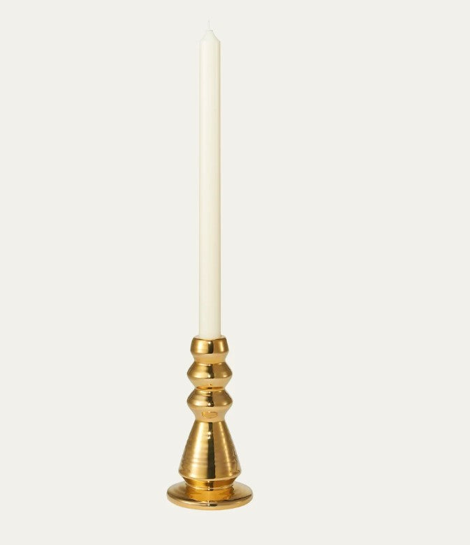 AERINAllette 6.3" Large Candleholder, Gold