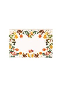 OTM Exclusive: Classic Horizontal Strike Matchbook in Fall Floral Motif