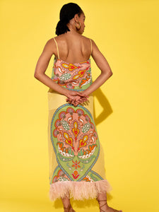Thalai Maxi Dress in Selene Yellow