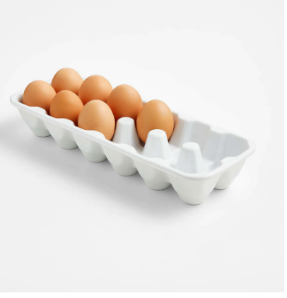 Ceramic One Dozen Egg Crate