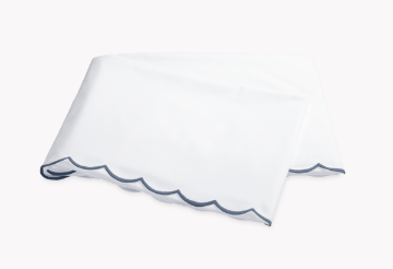 Dakota Flat Sheet Set (King - in Steel Blue)