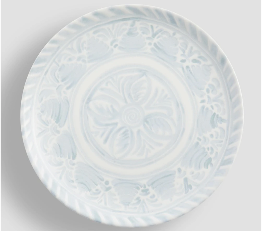 Chambray Tile Stoneware Dinner Plate