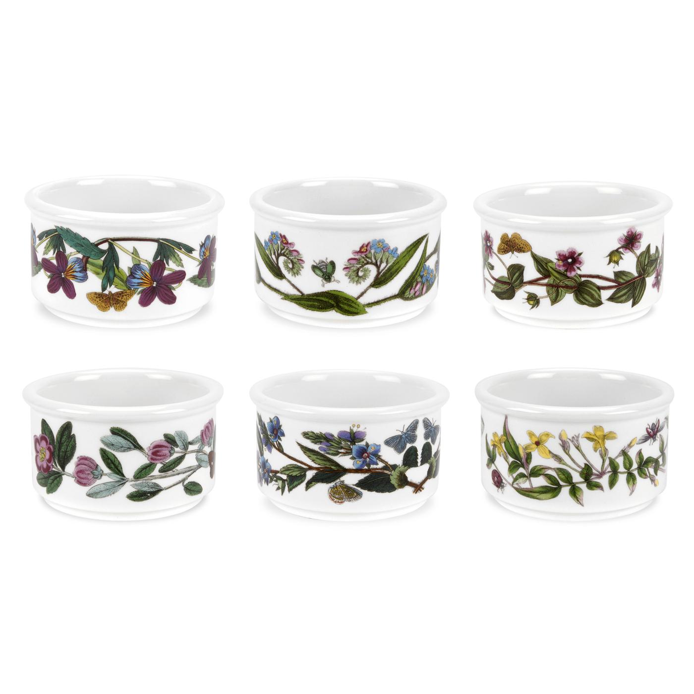 Botanic Garden Stackable Ramekins Set of 6 (Assorted Motifs)