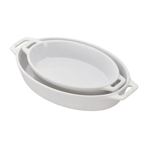 Ceramic Oval Baking Dish Set, Set of 2
