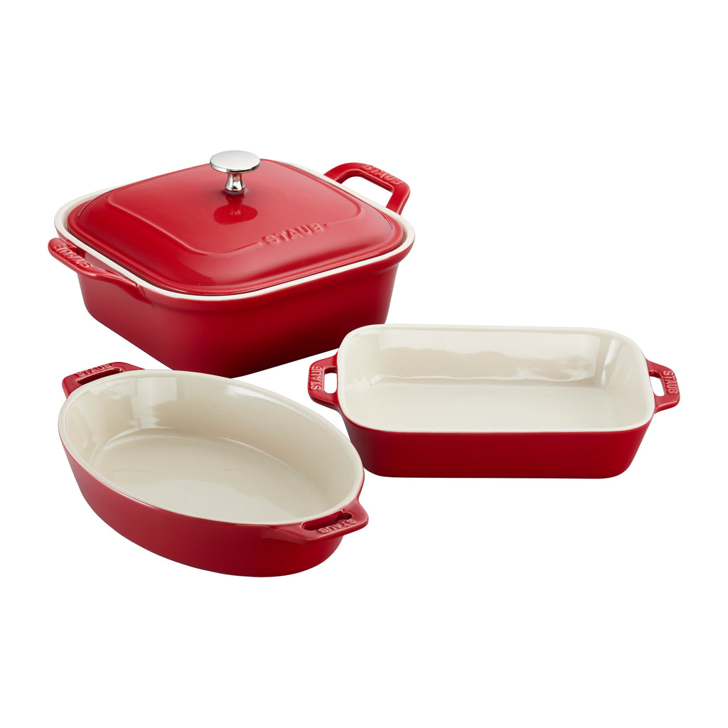 Ceramics Baking Dish Set, Set of 4