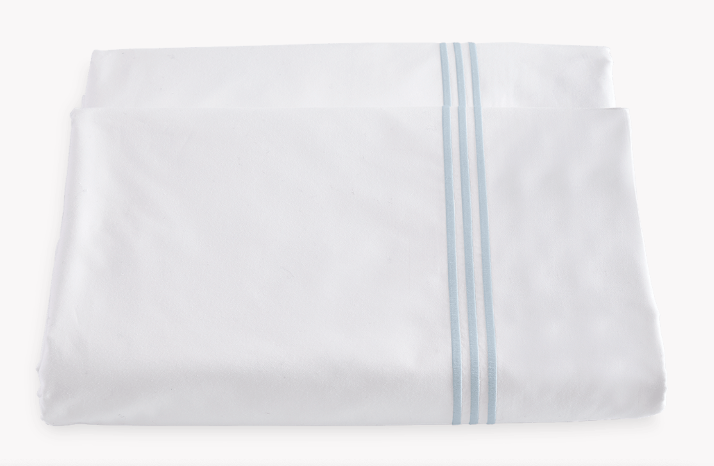 Bel Tempo Duvet Cover in blue with monogram