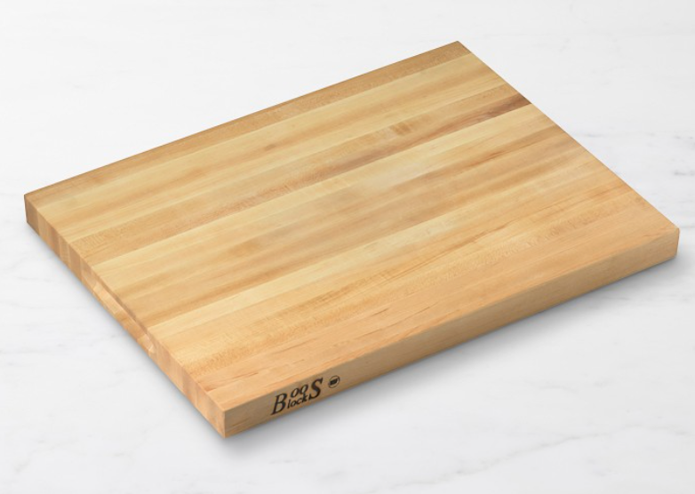 Boos Edge-Grain Rectangular Cutting Board, Maple