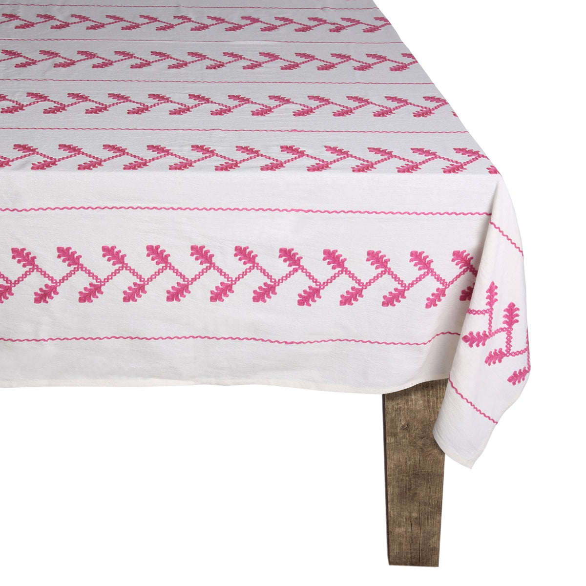 Indian Pink Vine Tablecloth