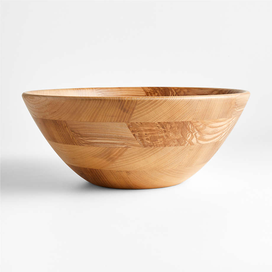 Carson Ash Wood Serving Bowl