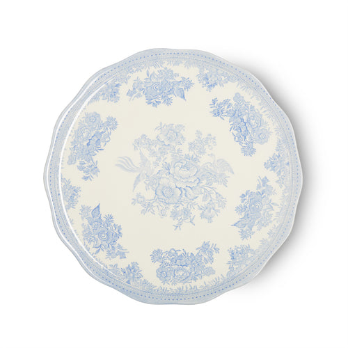 Burleigh Blue Asiatic Pheasants Cake Plate