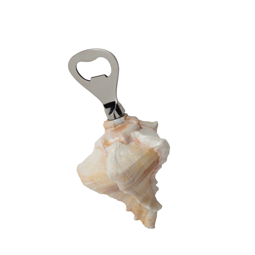 Shell Bottle Opener White