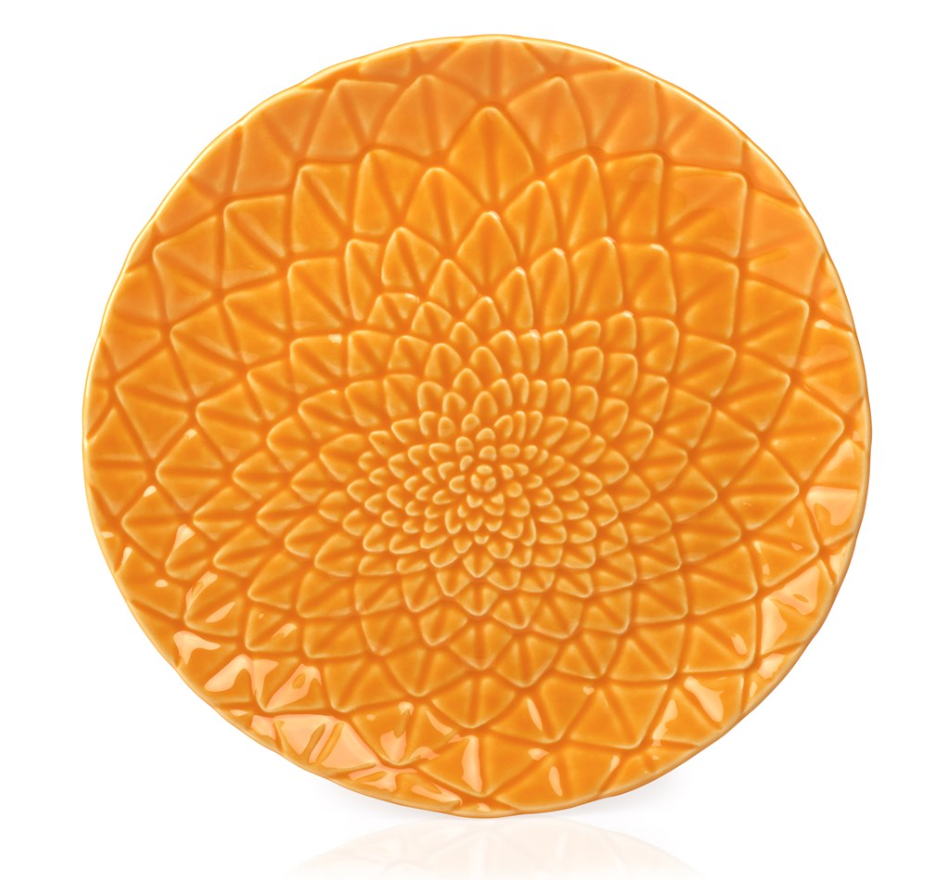 Amazonia Orange Dessert Plate