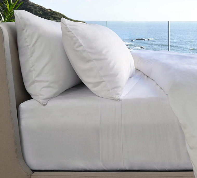 Resort Bamboo Bed Sheets- King/White