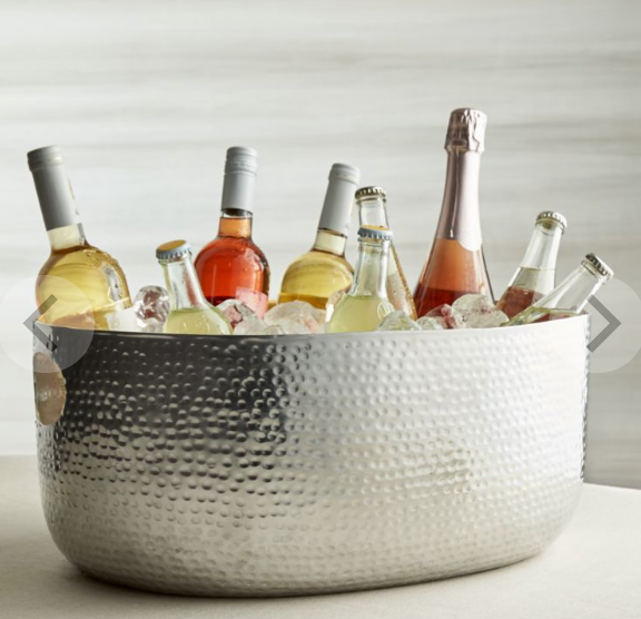Bash Silver Beverage Tub