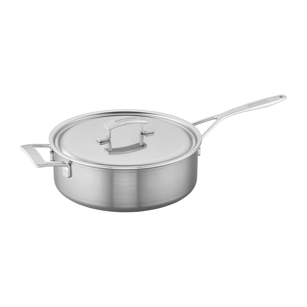 Demeyere Industry 5-Ply 6.5 Qt Stainless Steel Saute Pan
