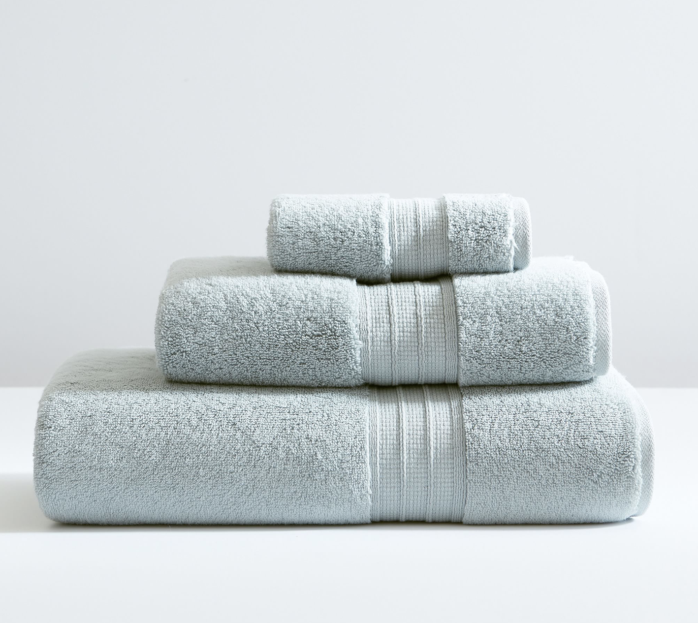 Cloud Blue Hydrocotton Quick-Dry Organic Bath Towels