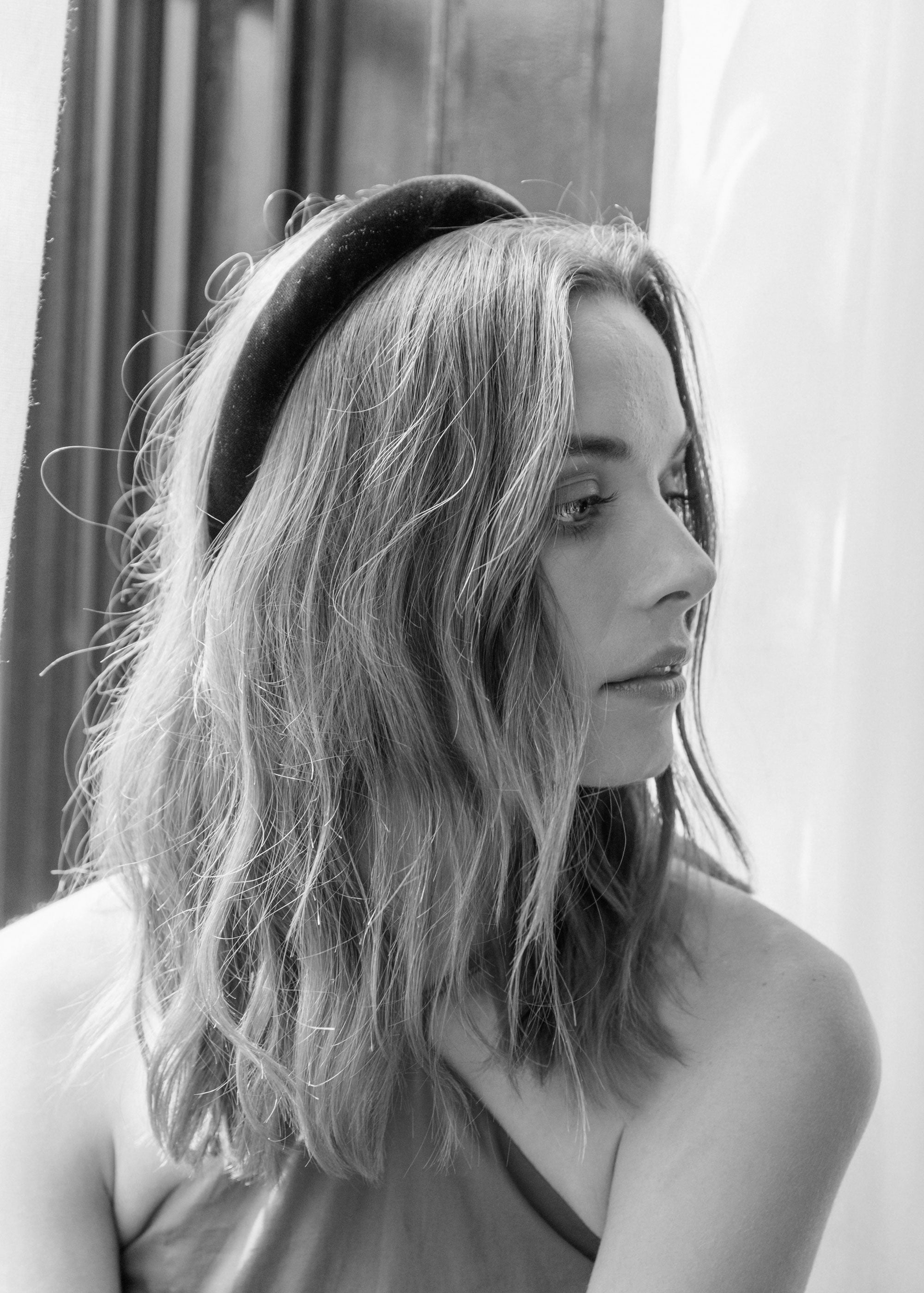 Tori Headband in Velvet | Over The Moon
