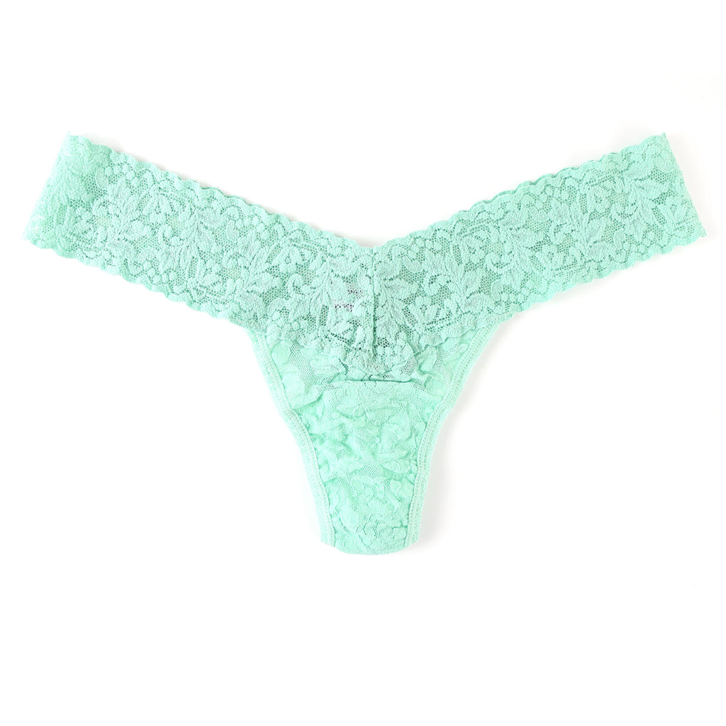 Printed Signature Lace Low Rise Thong Am I Dreaming – Aevi Spa Salon  Boutique