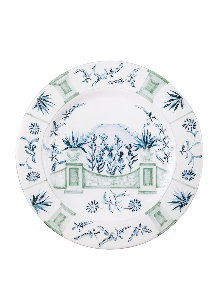 Blue Italian Views Plates Collection, Set of 6