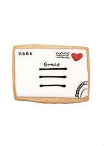 Love Letter Sugar Cookies, Set of 12