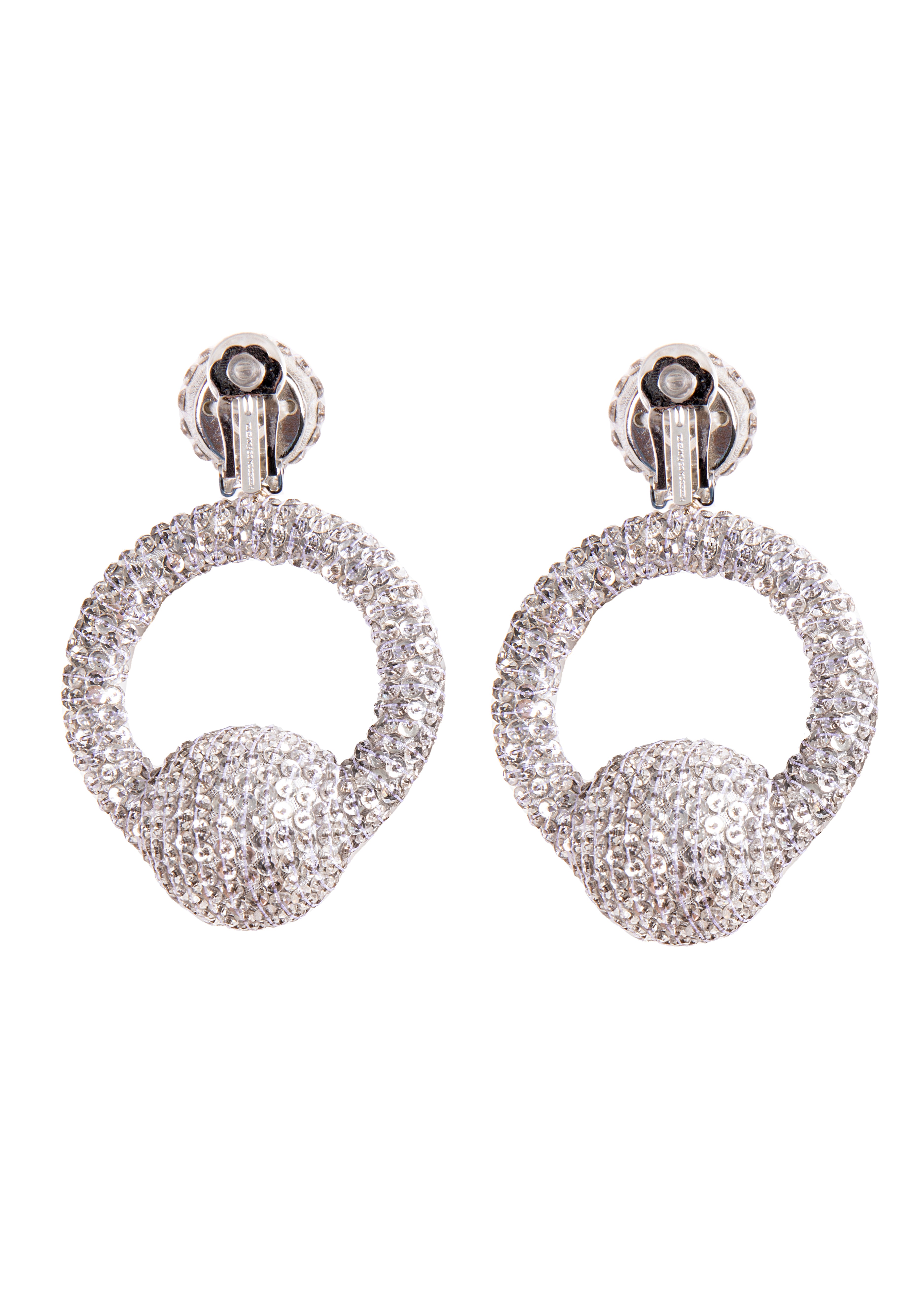 Hoop La La Earring in Crystal