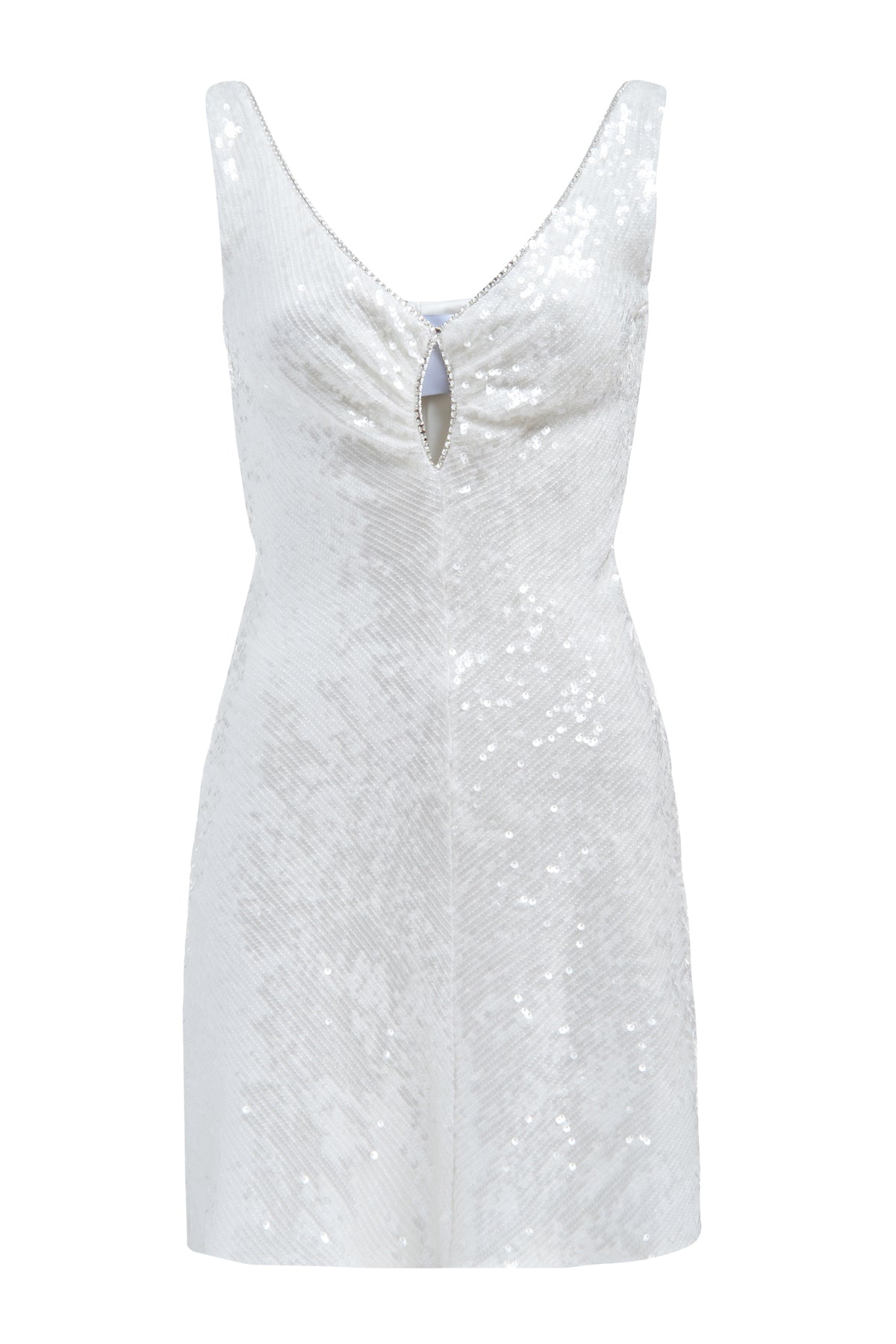 Coquette Mini Dress With Cardigan - White / S