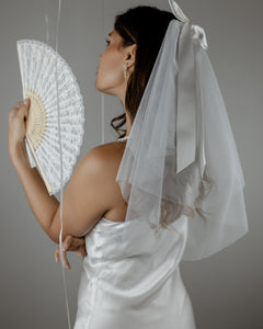 Ribbon Bow Veil