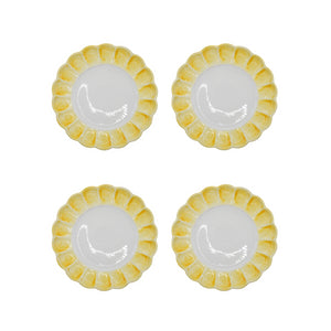 Lido Dinner Plate, Yellow, Set of 4 - Skye McAlpine Tavola