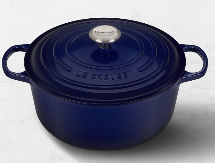 Signature Enameled Cast Iron Round Dutch Oven, 7 1/4-Qt.