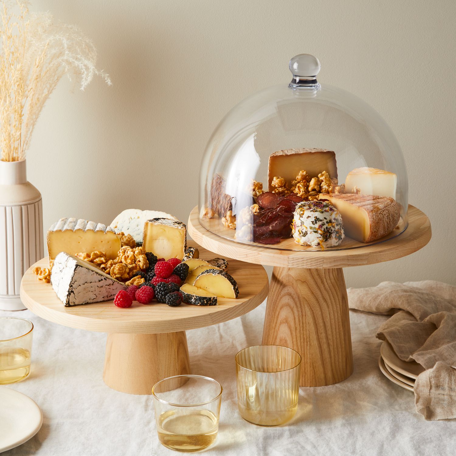 Ash Wood Cake Stand - Standard