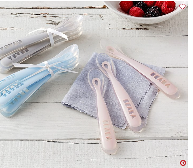 BEABA First Stage Silicone Spoons Set