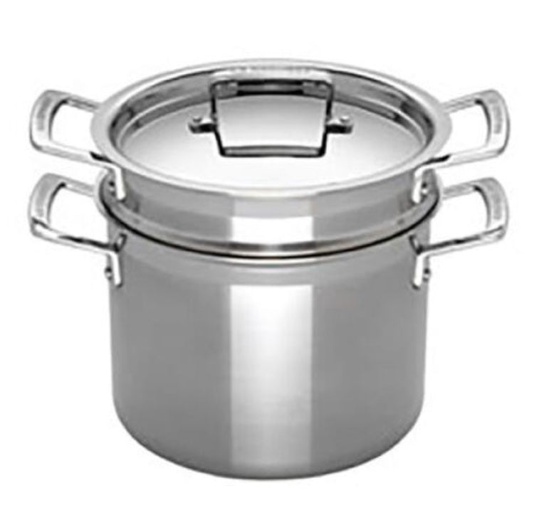 Stainless Steel Pasta Pot with Colander Insert