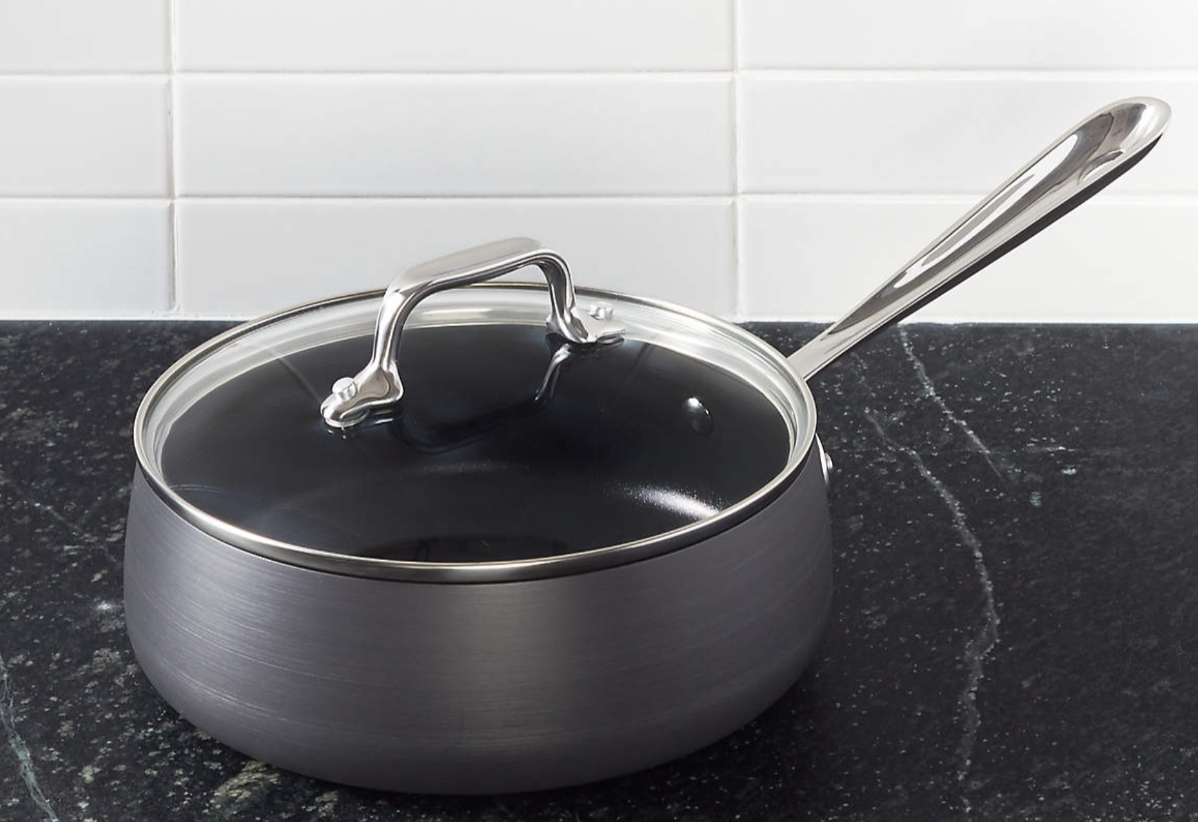All-Clad ® HA1 Hard-Anodized Non-Stick 2.5-Qt. Saucepan with Lid