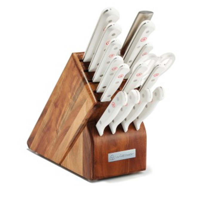 Wüsthof Gourmet Knives in Acacia Block, Set of 16