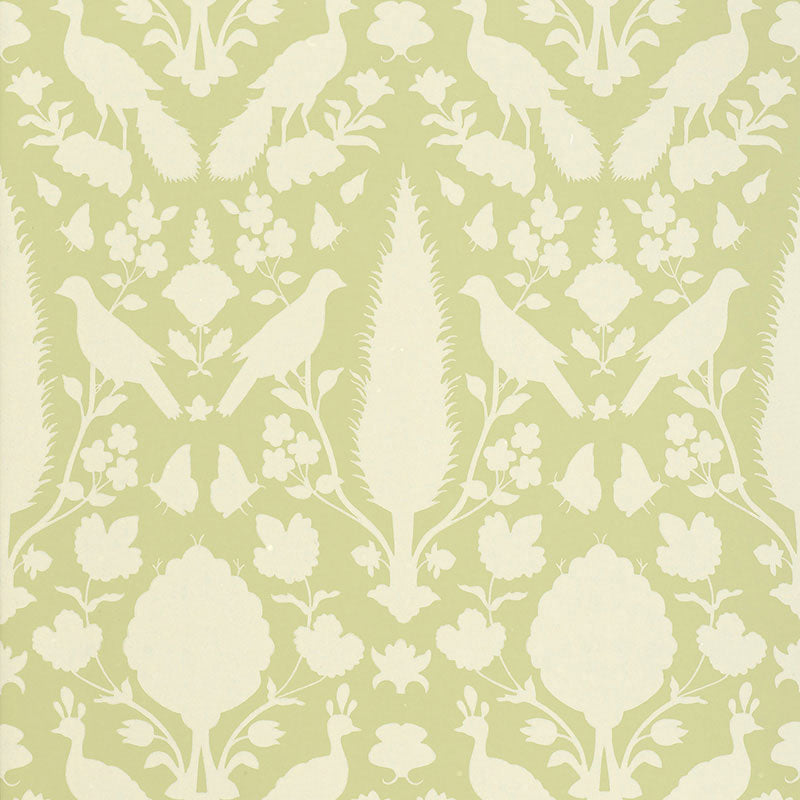 Chenonceau Wallpaper in Sage